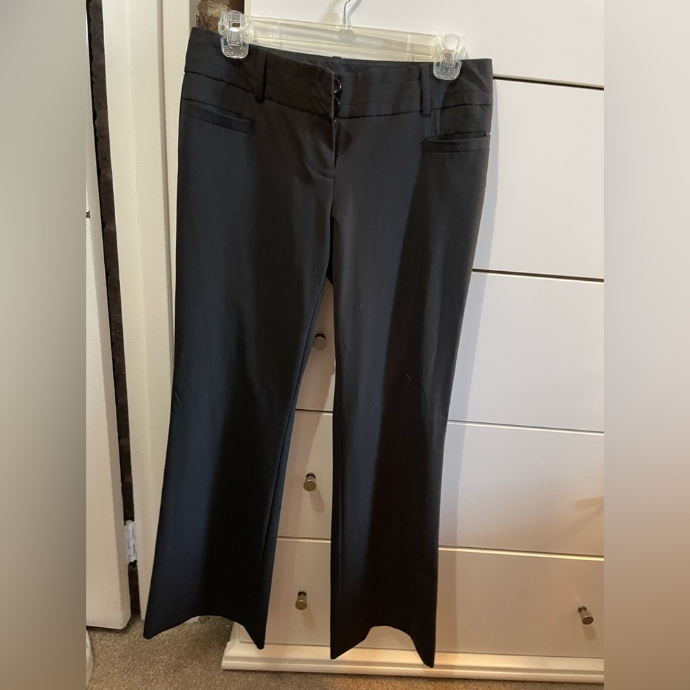 The Limited black straight leg work pants